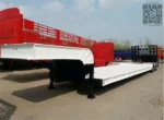 Chengli factory lowboy semi trailer complete unit