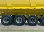Chengli rear tipping semi trailer loading operation