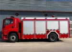 Chengli factory ISUZU foam fire truck delivery shot