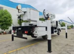 Rear view showing the 360-degree hydraulic rotation system