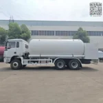 Full LPG refilling truck ready for delivery