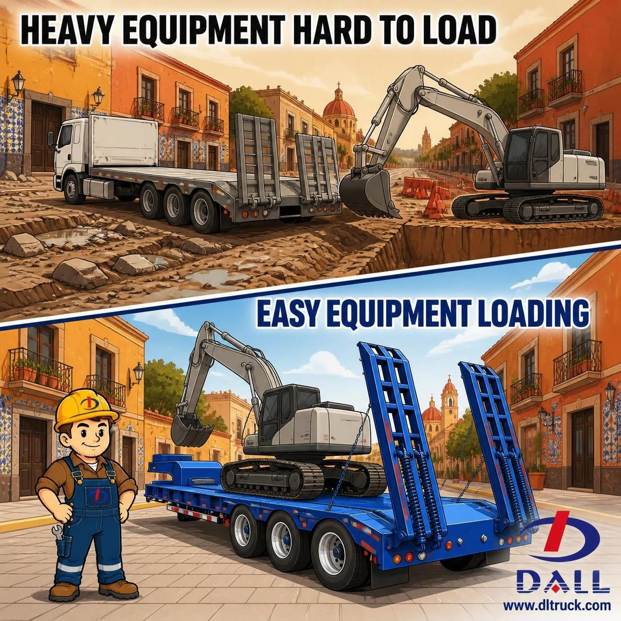 China 3 Axle 60 Tons Low Bed Semi Trailer - Chengli Factory Good Price - pain point 1 ad image