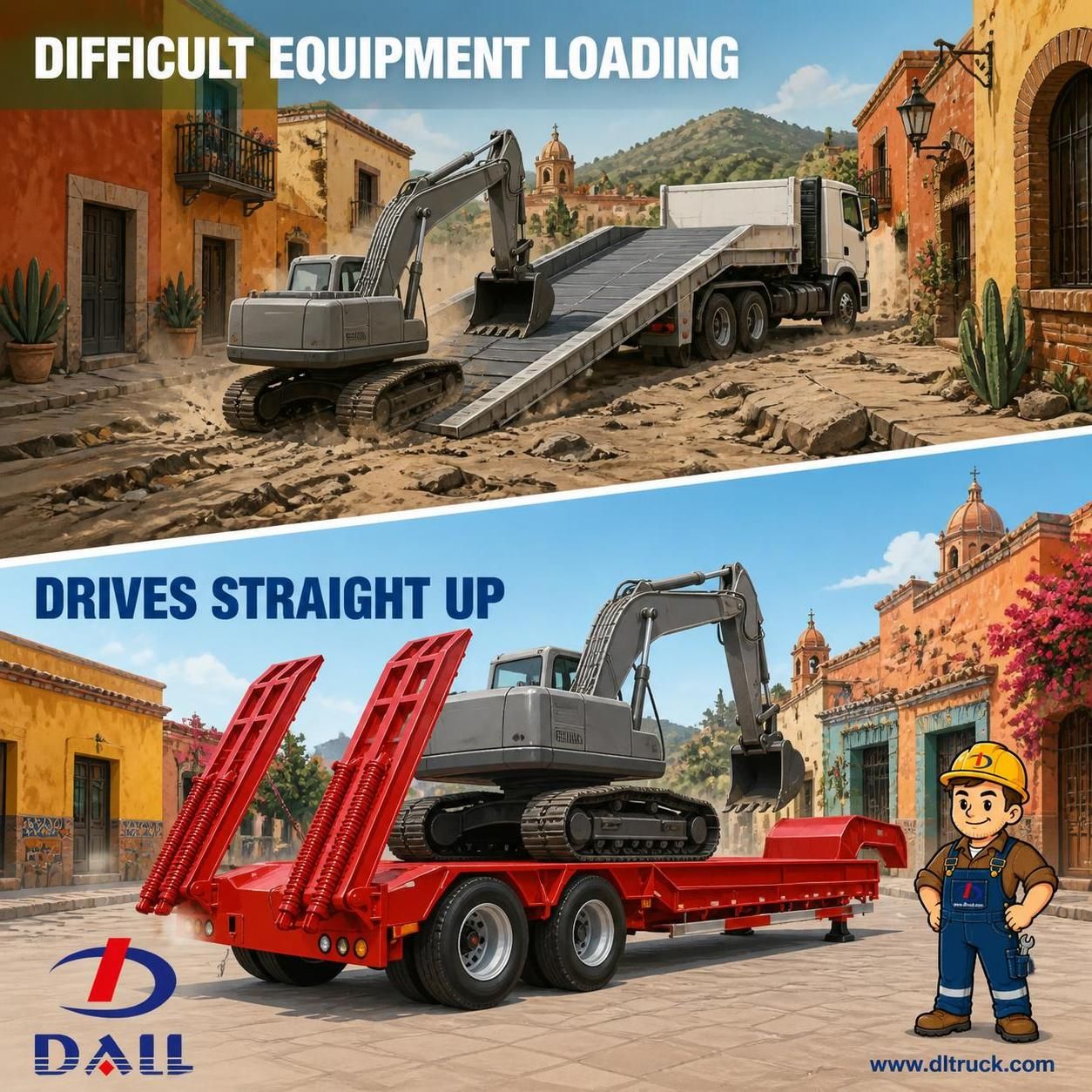 Factory Good Price Chengli 2 Axle 40T Lowbed Semi Trailer - pain point 1 ad image