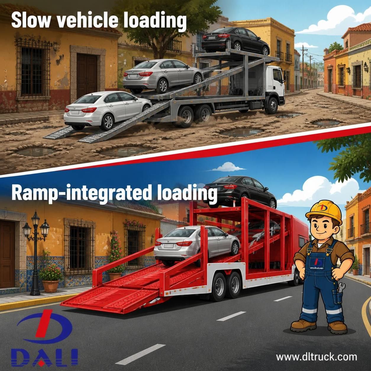 Factory Good Price Chengli Car Carrier Semi Trailer | 2 Axle Vehicle Transport - pain point 1 ad image