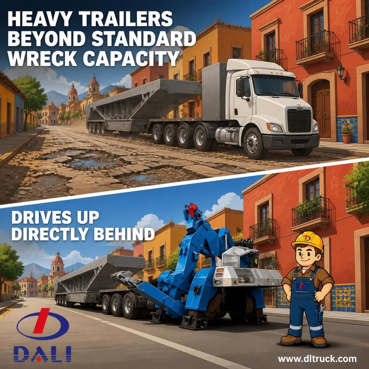USA 66,000lbs DTU Fifth Wheel Towing Unit - CHENGLI - pain point 1 ad image