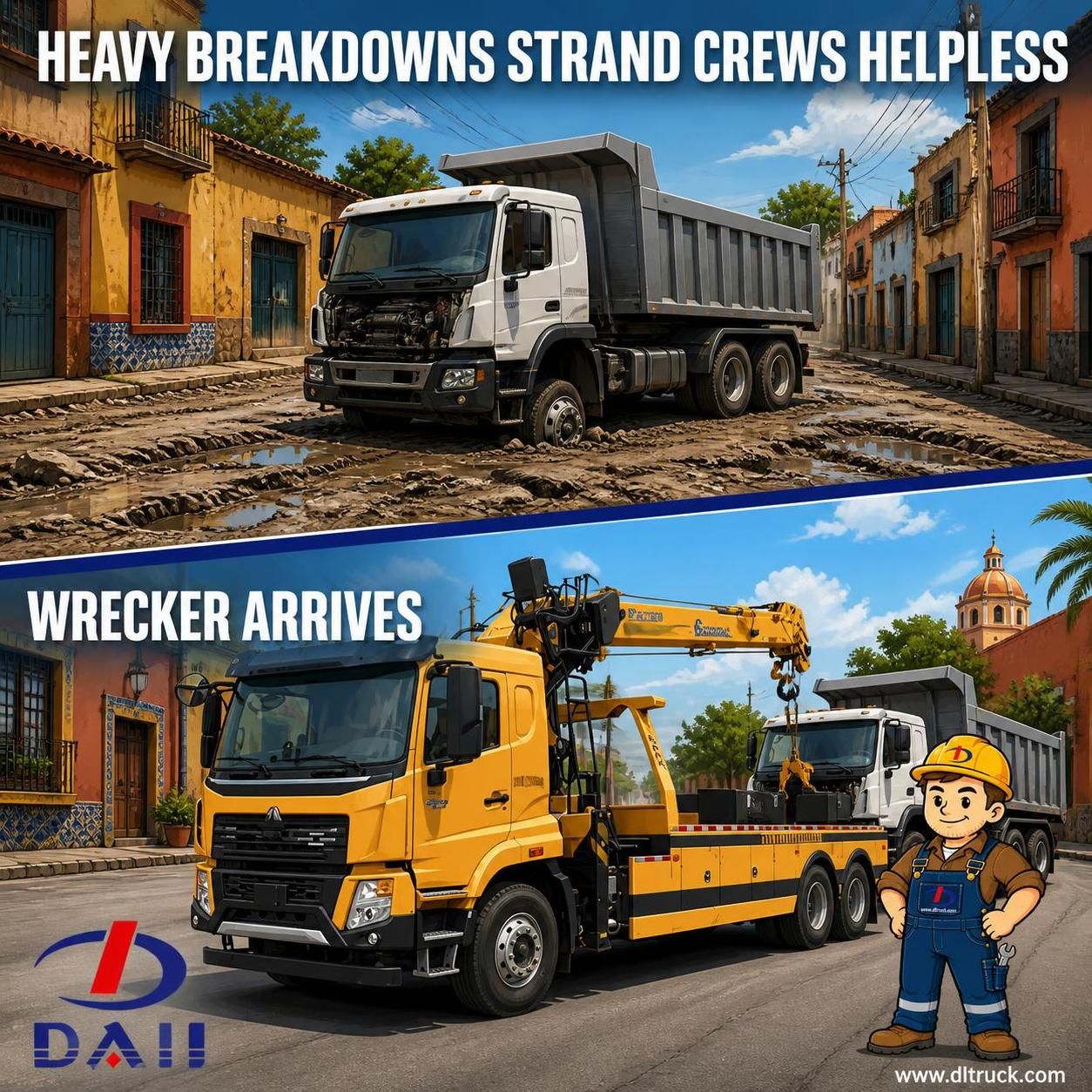 Factory Good Price Chengli 30 Ton Wrecker Tow Truck with Crane - pain point 1 ad image