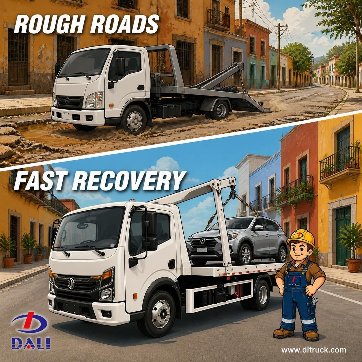 4-Ton Recovery Wrecker Truck - Factory Good Price CHENGLI - pain point 1 ad image