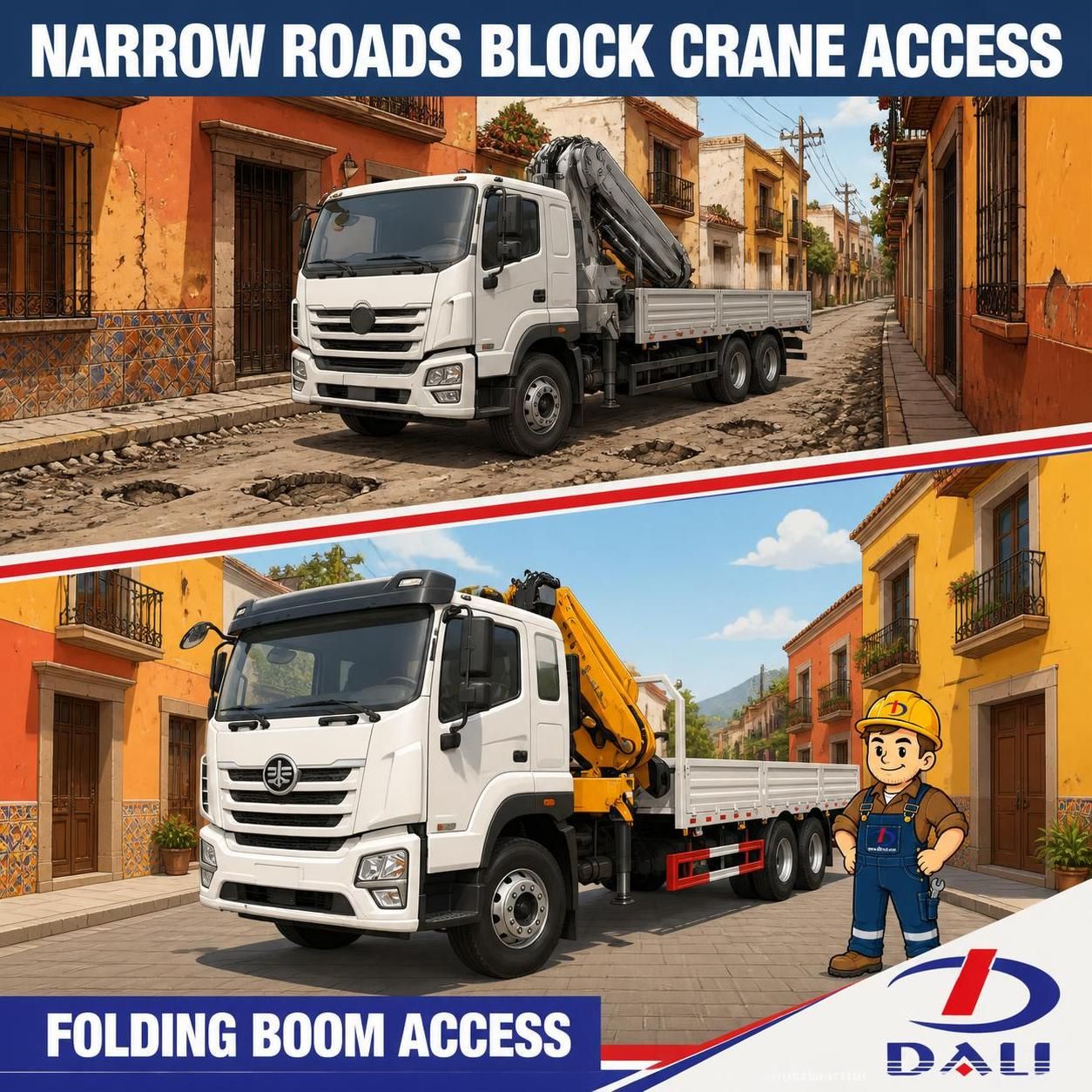 FAW 6X4 25-Ton Folding Boom Truck Crane | CHENGLI Factory Good Price - pain point 1 ad image