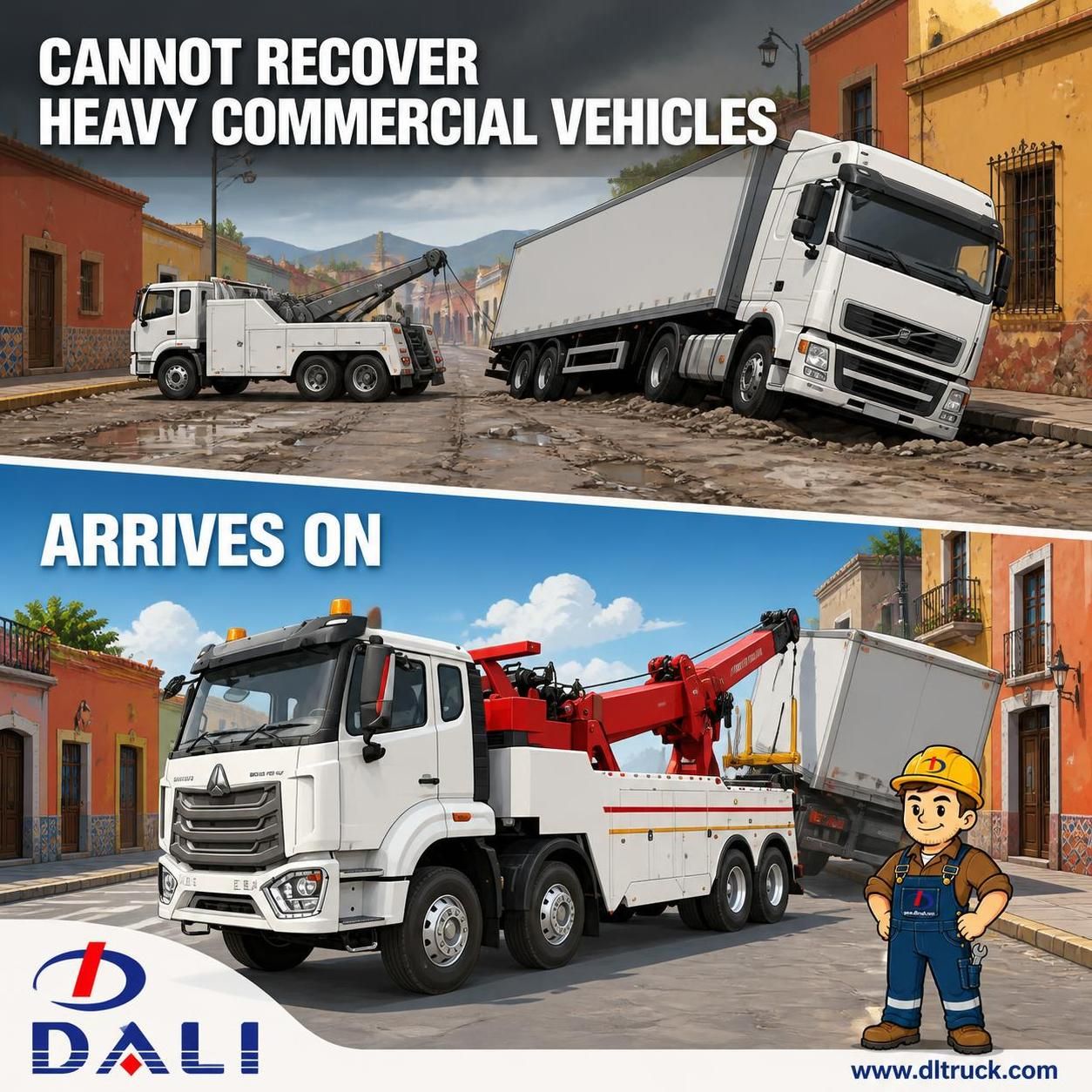 China HOWO NX 50T Rotator Breakdown Truck – Factory Good Price CHENGLI - pain point 1 ad image