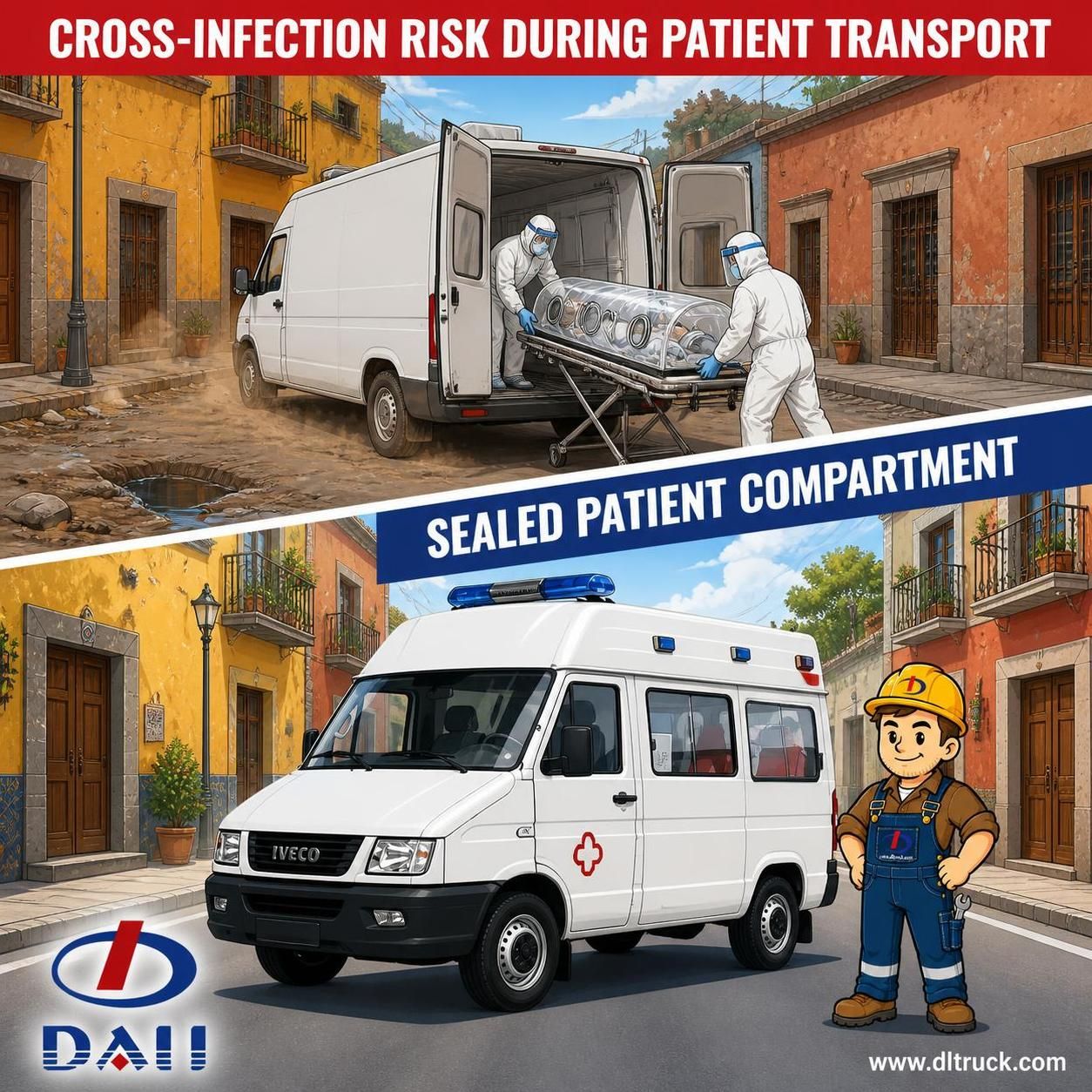 IVECO Negative Pressure Ambulance - Factory Good Price Chengli - pain point 1 ad image