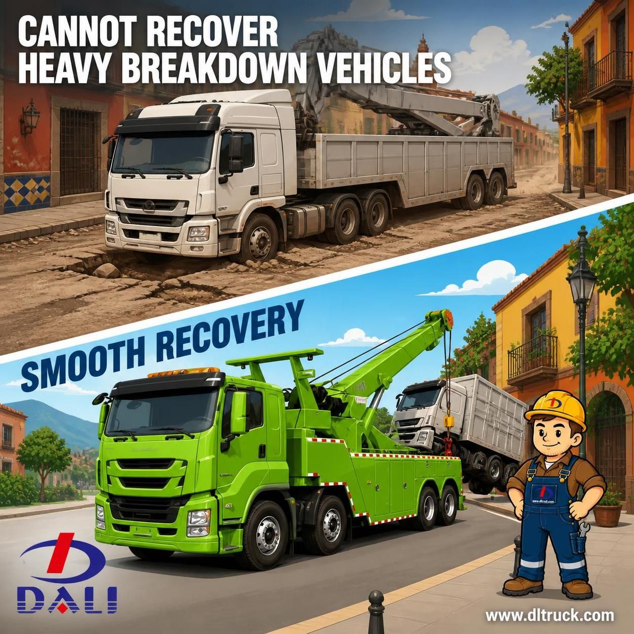 China ISUZU GIGA 50-Ton Rotary Recovery Truck | Factory Good Price Chengli - pain point 1 ad image