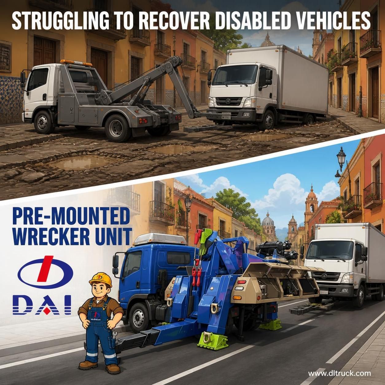 DTU Towing Detachable Wrecker Unit - Factory Good Price Chengli - pain point 1 ad image