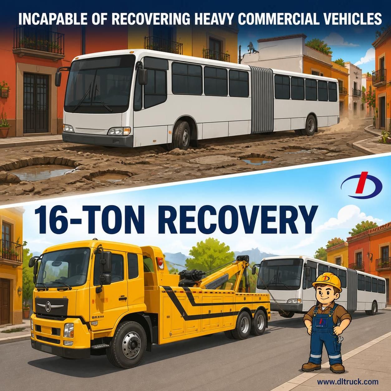Factory Good Price Chengli - DF D3V 6x4 16Tons Recovery Wrecker Truck - pain point 1 ad image