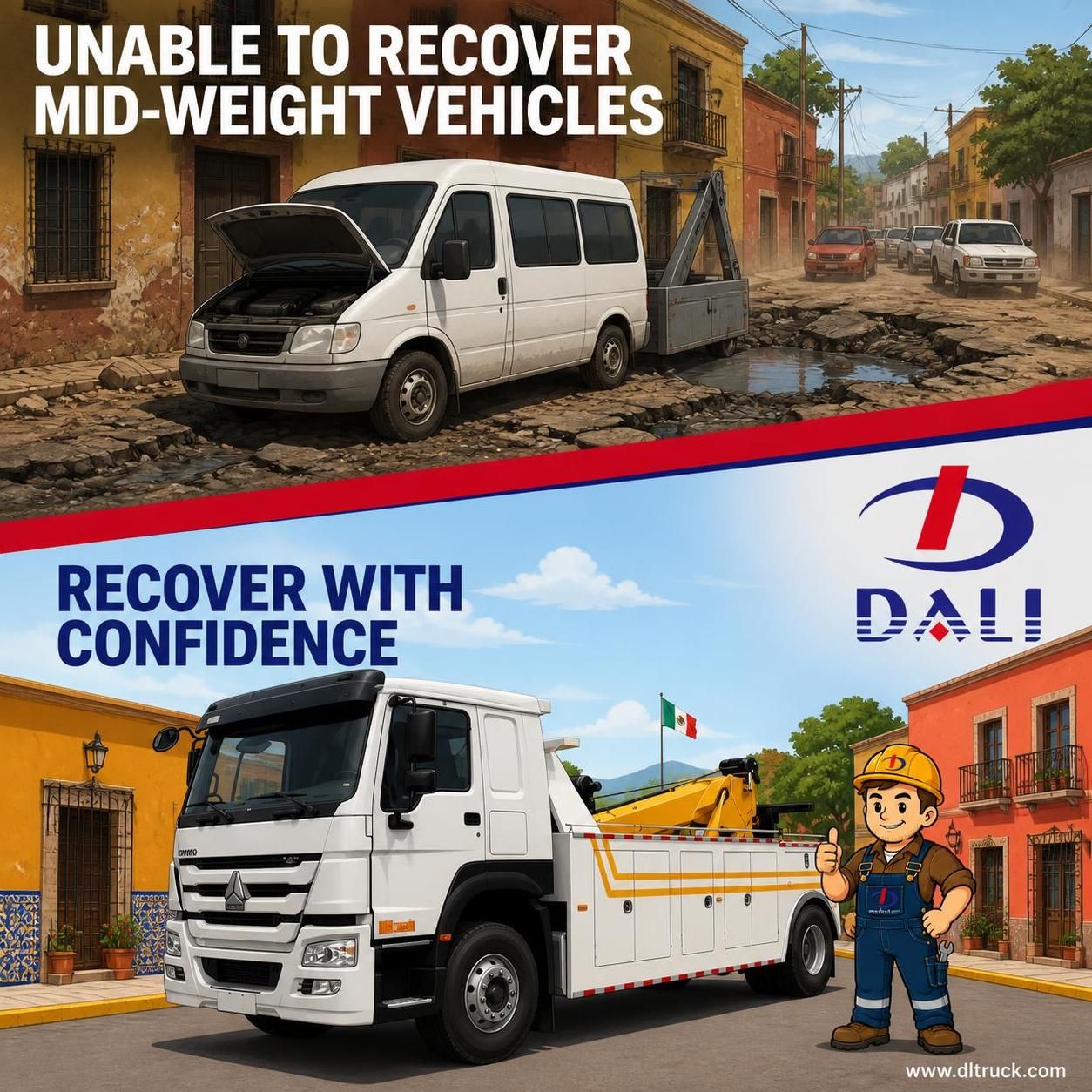 Sinotruk HOWO 4x2 270HP 13 Tons Road Wrecker Truck - pain point 1 ad image