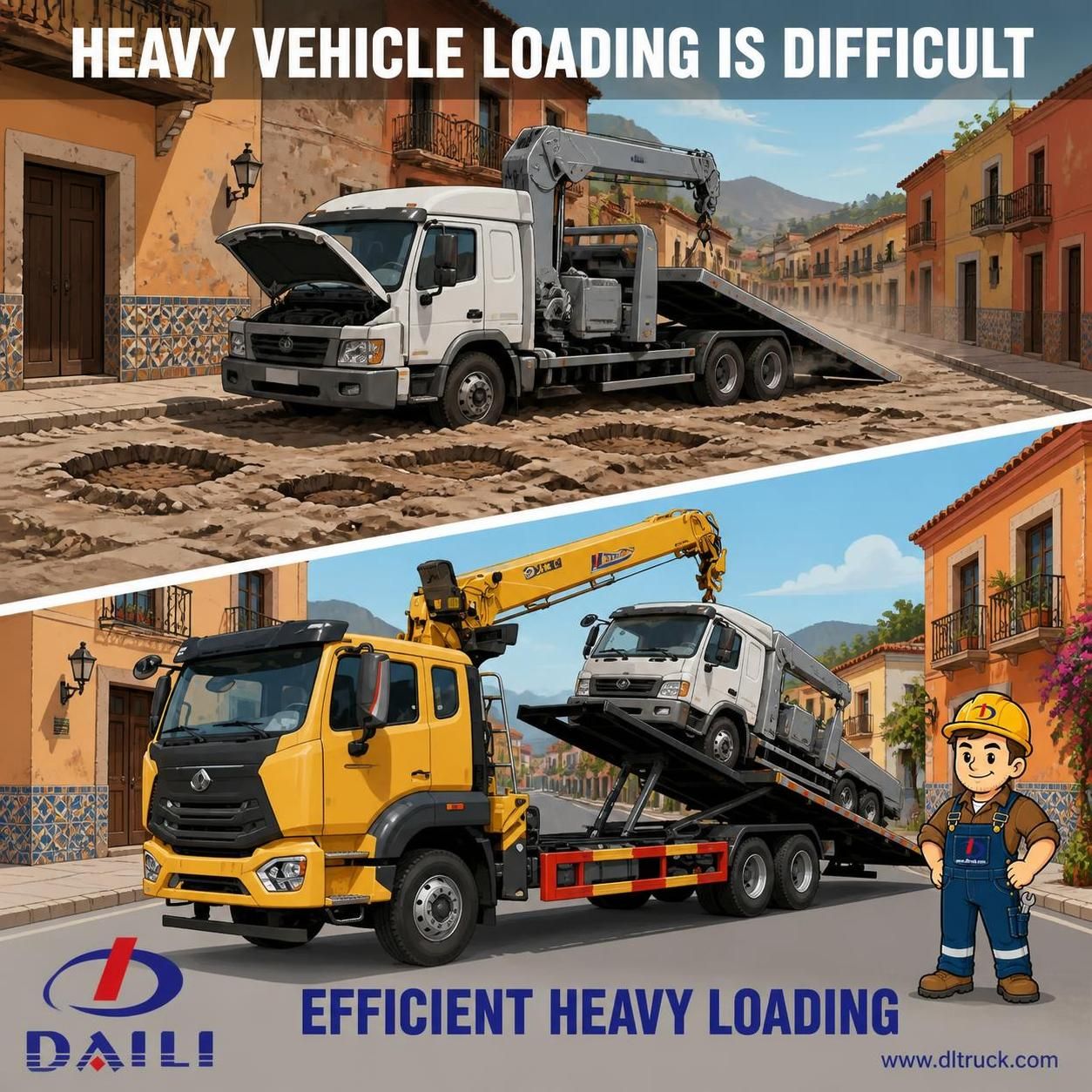 China Sinotruk 16 Tons Flatbed Rollback Tow Truck with 12 Tons Crane - Factory Good Price Chengli - pain point 1 ad image