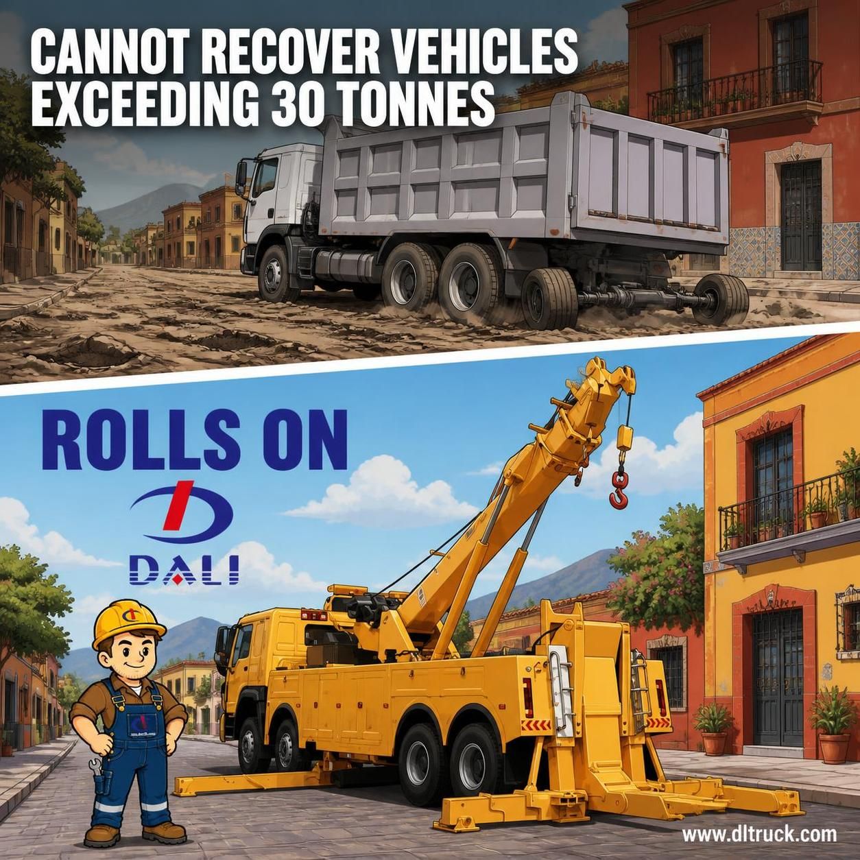 Sinotruk HOWO Rotary Boom 50T Wrecker Tow Truck – Chengli Factory Direct - pain point 1 ad image