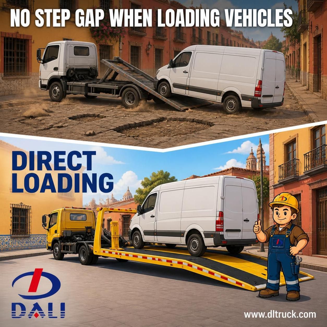 Factory Good Price Chengli 4-Ton Full Landing Flatbed Tow Truck - pain point 1 ad image