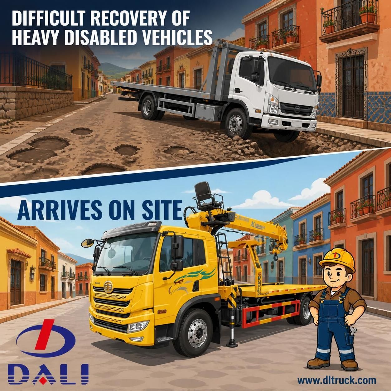 Factory Good Price Chengli 10Ton FAW Flatbed Wrecker Truck with XCMG 8Ton Crane - pain point 1 ad image