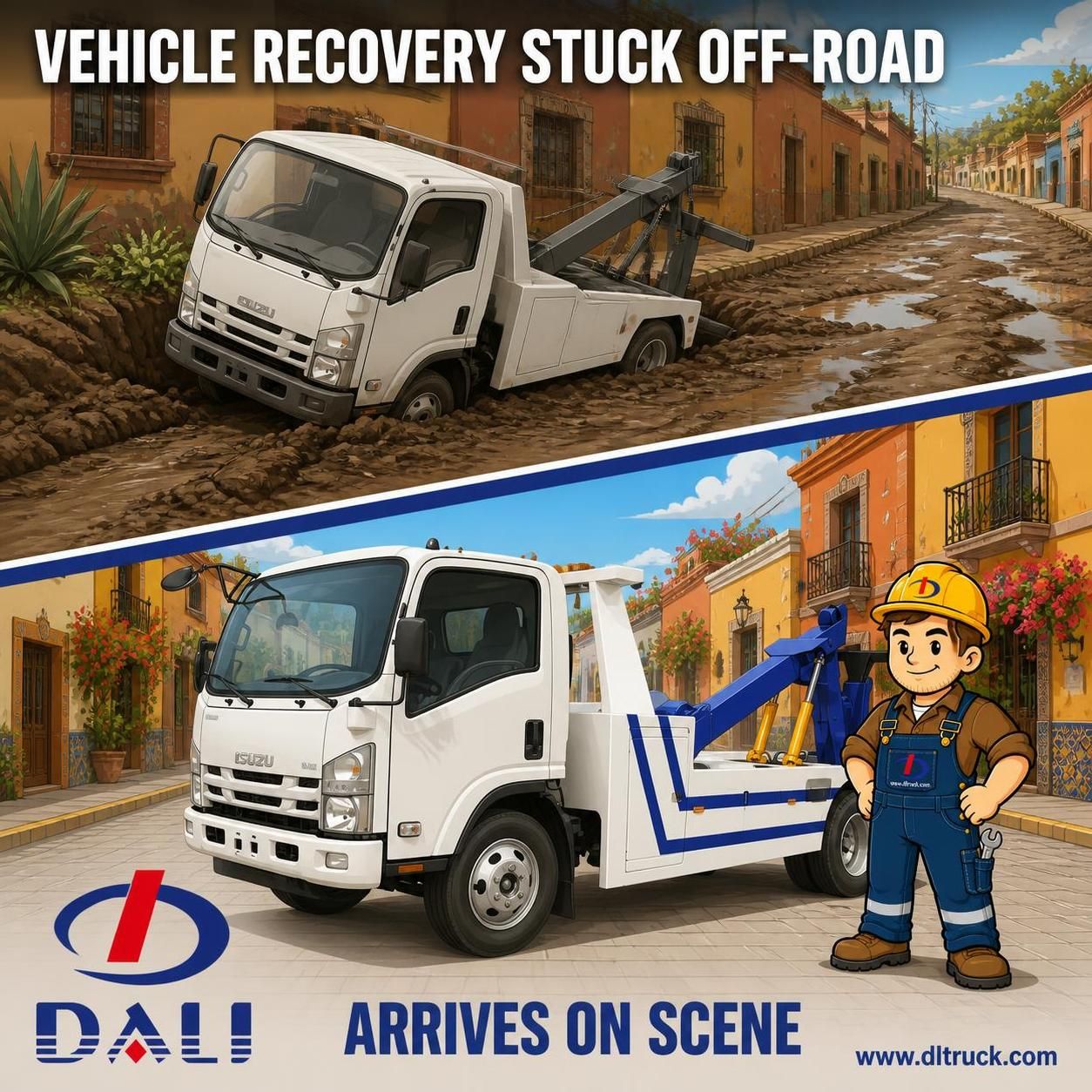 ISUZU 3 Tons Road Rescue Wrecker Towing Truck - Chengli Factory Direct - pain point 1 ad image
