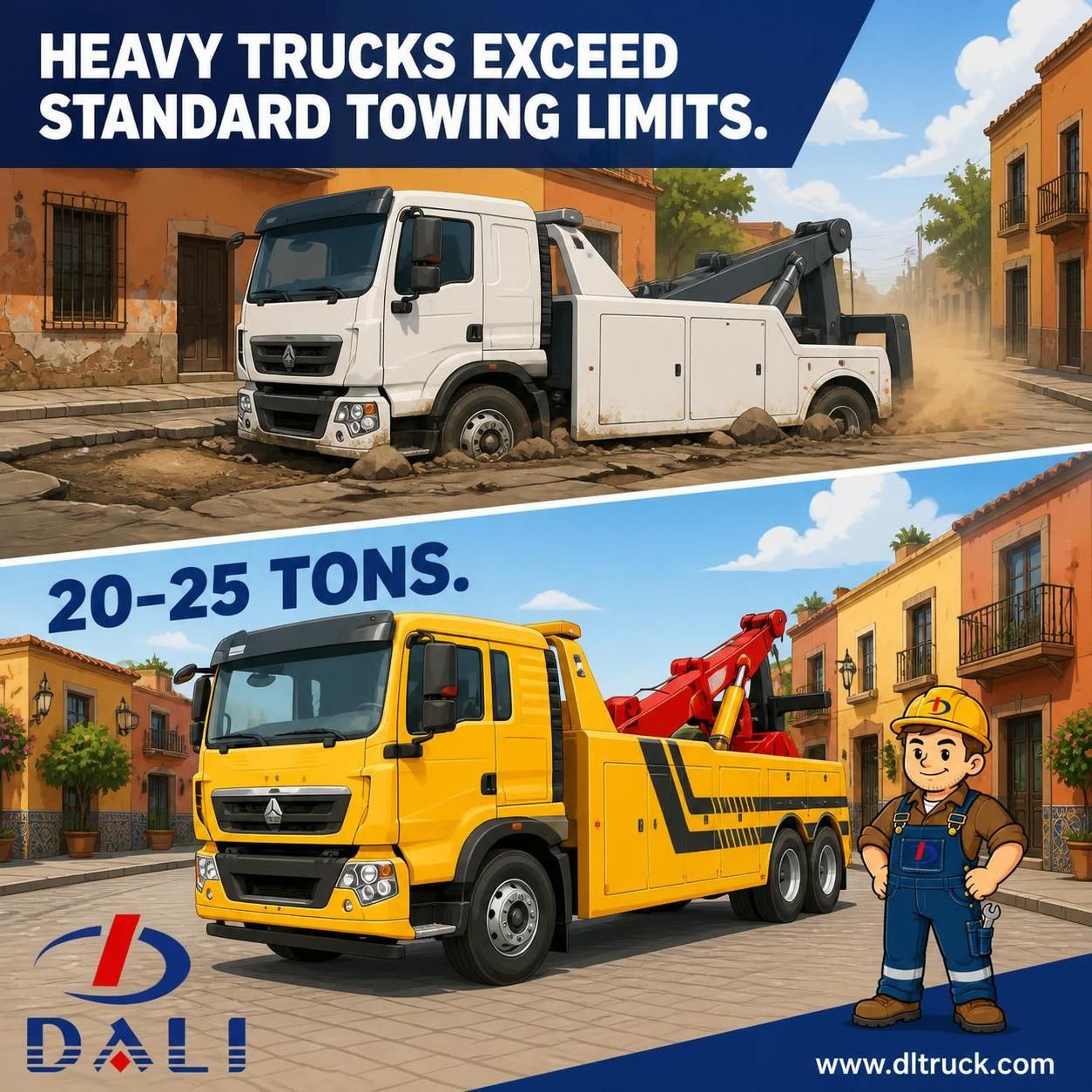 China SINOTRUK HOWO 6X4 20-25Tons Wrecker Tow Truck - Good Price - Chengli - pain point 1 ad image
