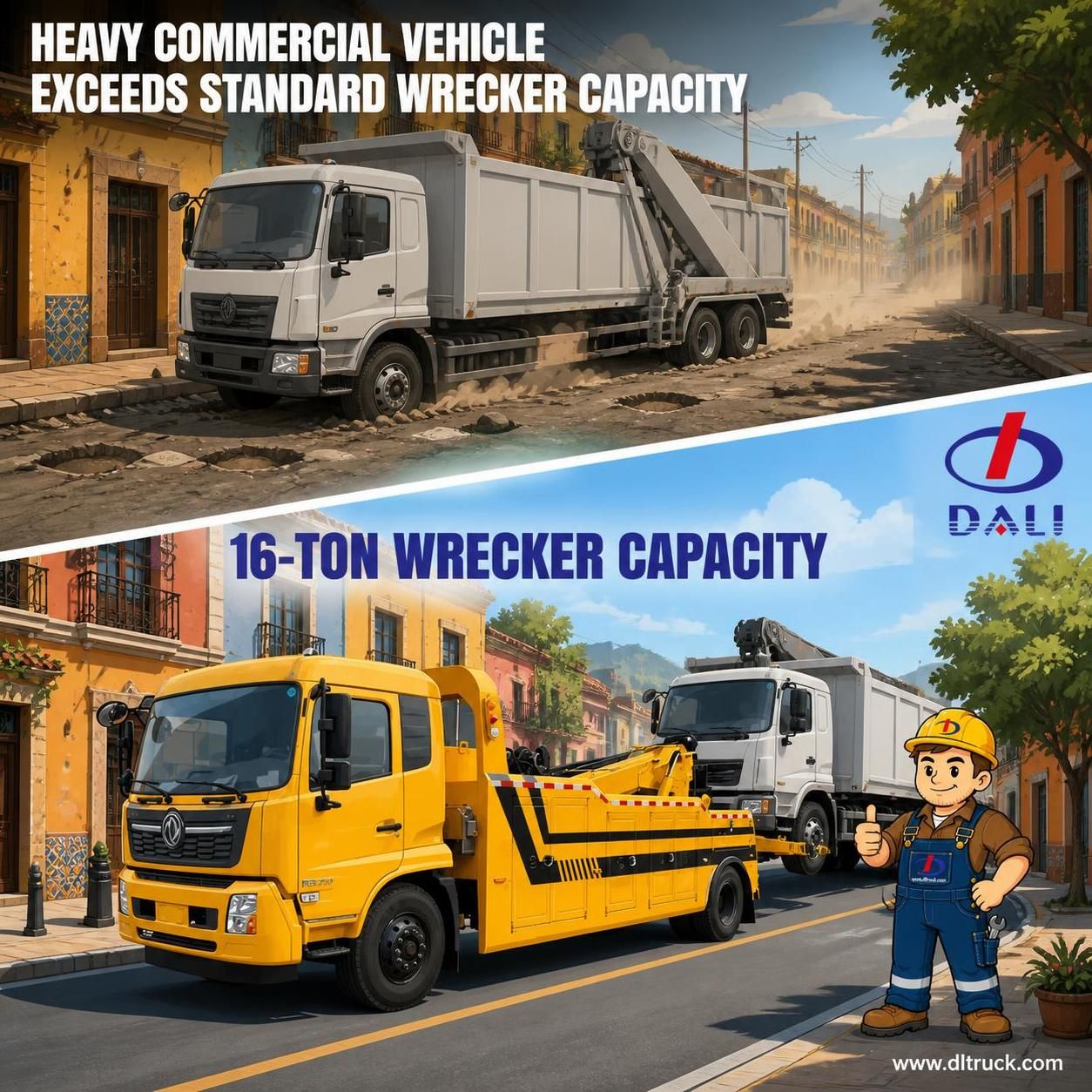 Factory Good Price Chengli 16Ton Crane 3Meter Underlift Wrecker Tow Truck - pain point 1 ad image
