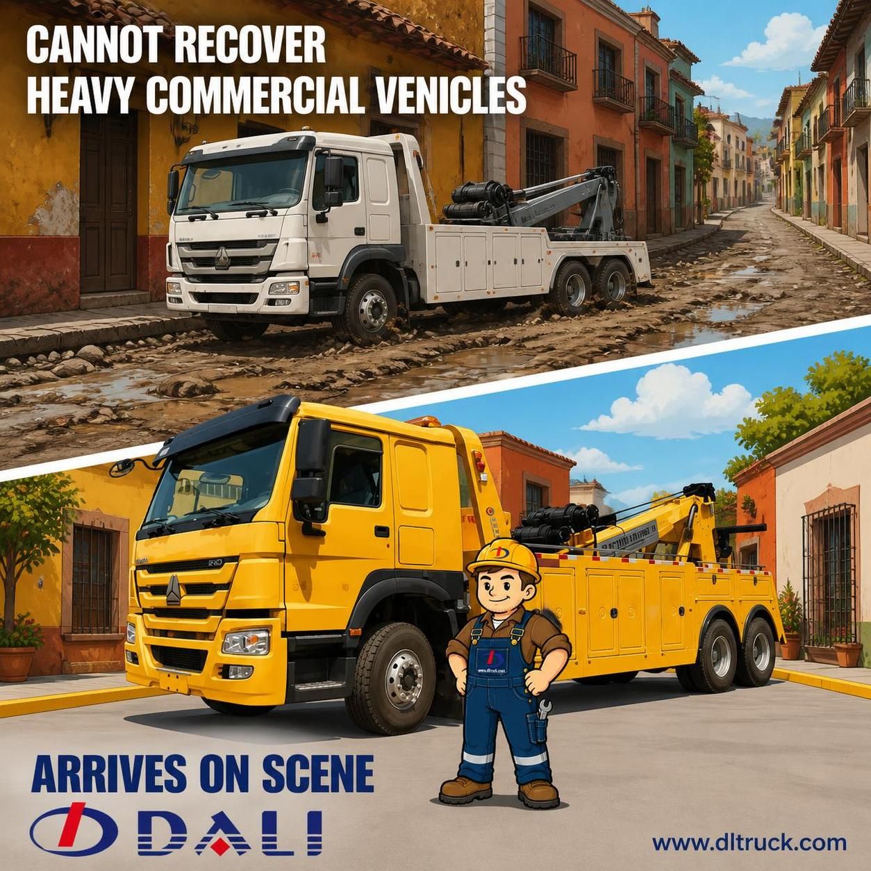 SINOTRUK HOWO 20-Ton 360° Rotation Wrecker Towing Truck - Factory Good Price Chengli - pain point 1 ad image