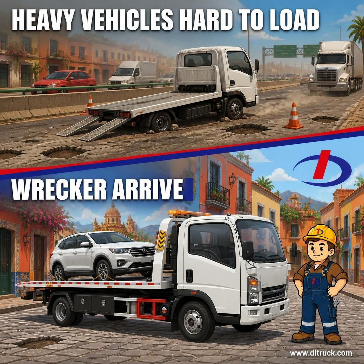 Sinotruk Howo 4t Flatbed Towing Wrecker Truck - Good Price - pain point 1 ad image