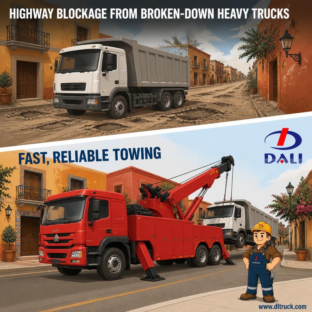 Factory Good Price Chengli Sinotruk Howo 12-Wheel 50T Tow Truck - pain point 1 ad image