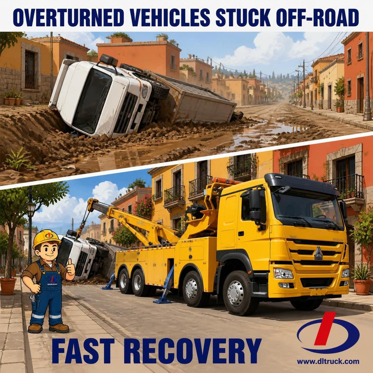 Sinotruk HOWO 8X4 420HP Rotator Tow Truck | Factory Good Price Chengli - pain point 1 ad image