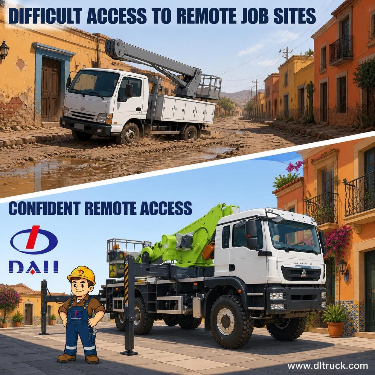 China HOWO 6x6 45m Aerial Work Platform Truck - Factory Good Price CHENGLI - pain point 1 ad image