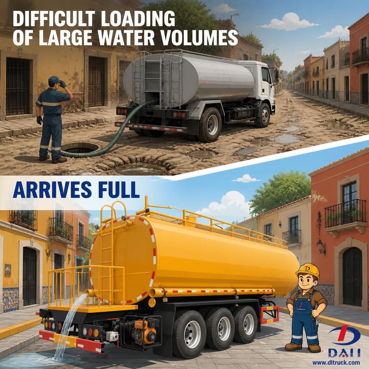 3-Axles Water Transport Semi-Trailer | Factory Good Price Chengli - pain point 1 ad image