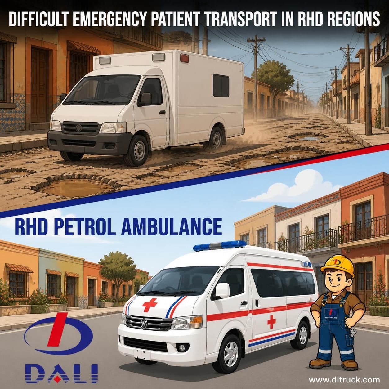 Factory Good Price Chengli FOTON G9 RHD Petrol Ambulance - pain point 1 ad image