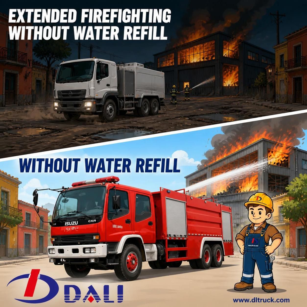China ISUZU 6X4 10000L Fire Fighting Truck - Chengli - pain point 1 ad image