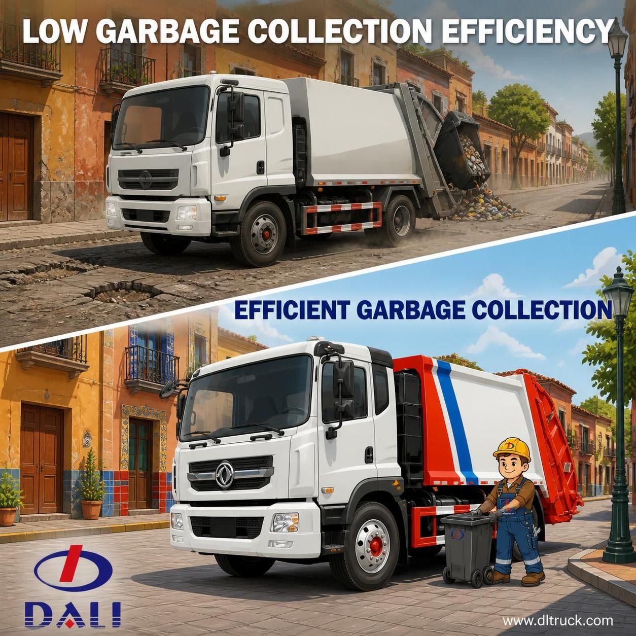 Factory Good Price Chengli 10CBM Dongfeng Garbage Compactor Truck - pain point 1 ad image