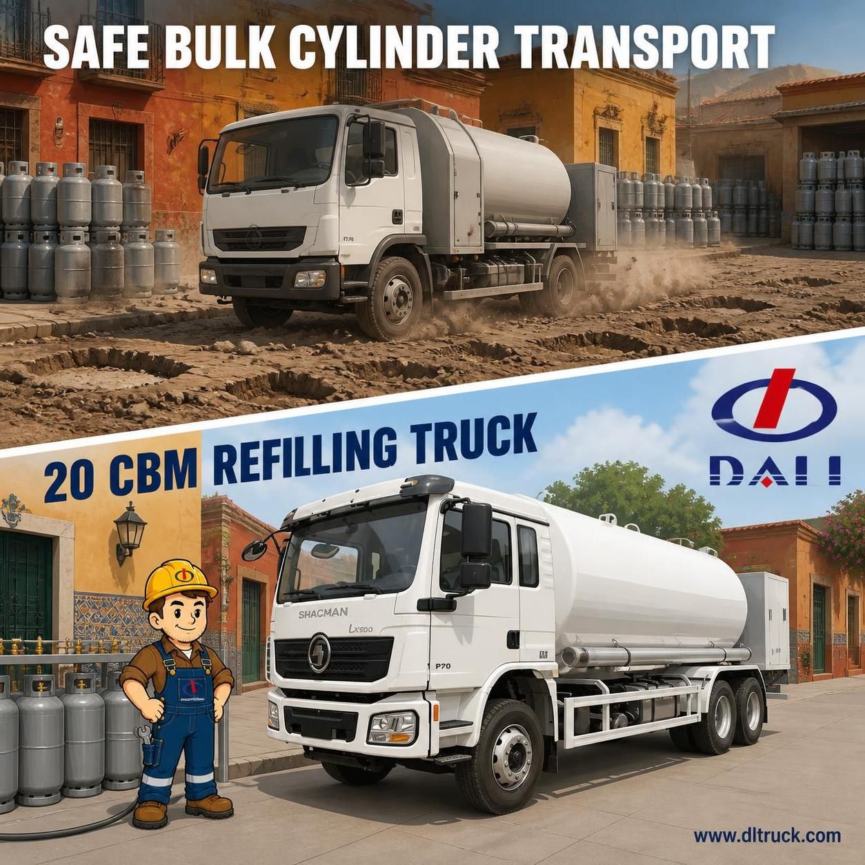 20 CBM LPG Cylinder Refilling Truck - Factory Good Price Chengli - pain point 1 ad image
