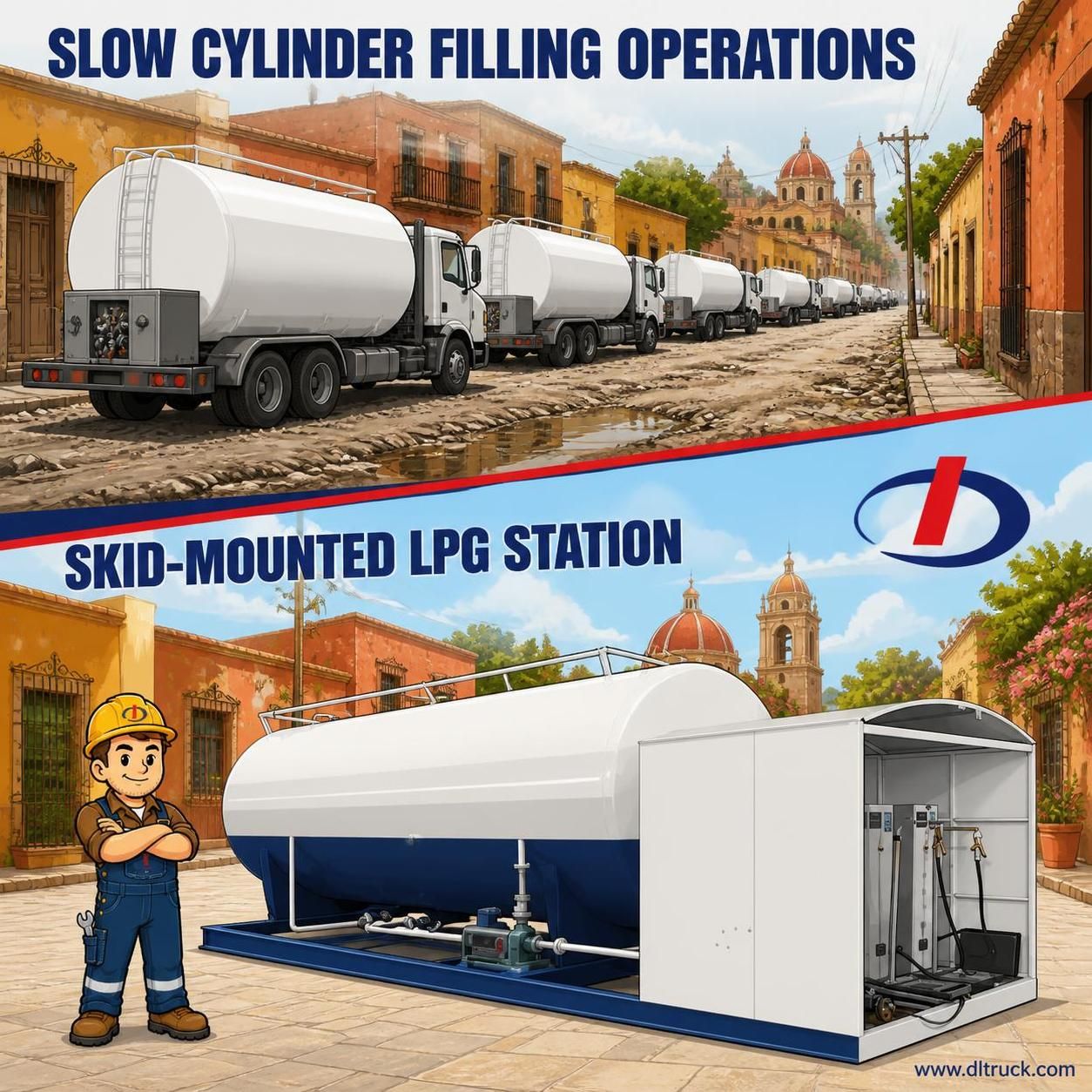 40000L 20 Tons LPG Tanker Skid Station for Cooking Gas – Good Price Chengli - pain point 1 ad image
