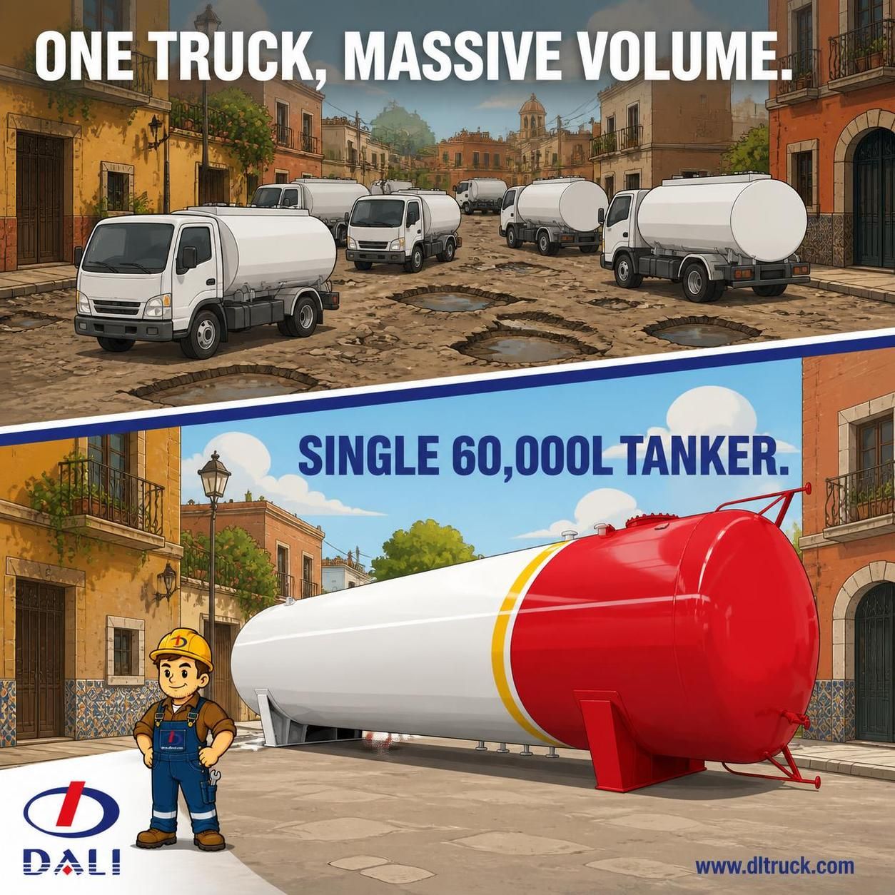 China 60,000Liters 30tons Liquid Petroleum Gas LPG Tanker - Good Price - Chengli - pain point 1 ad image