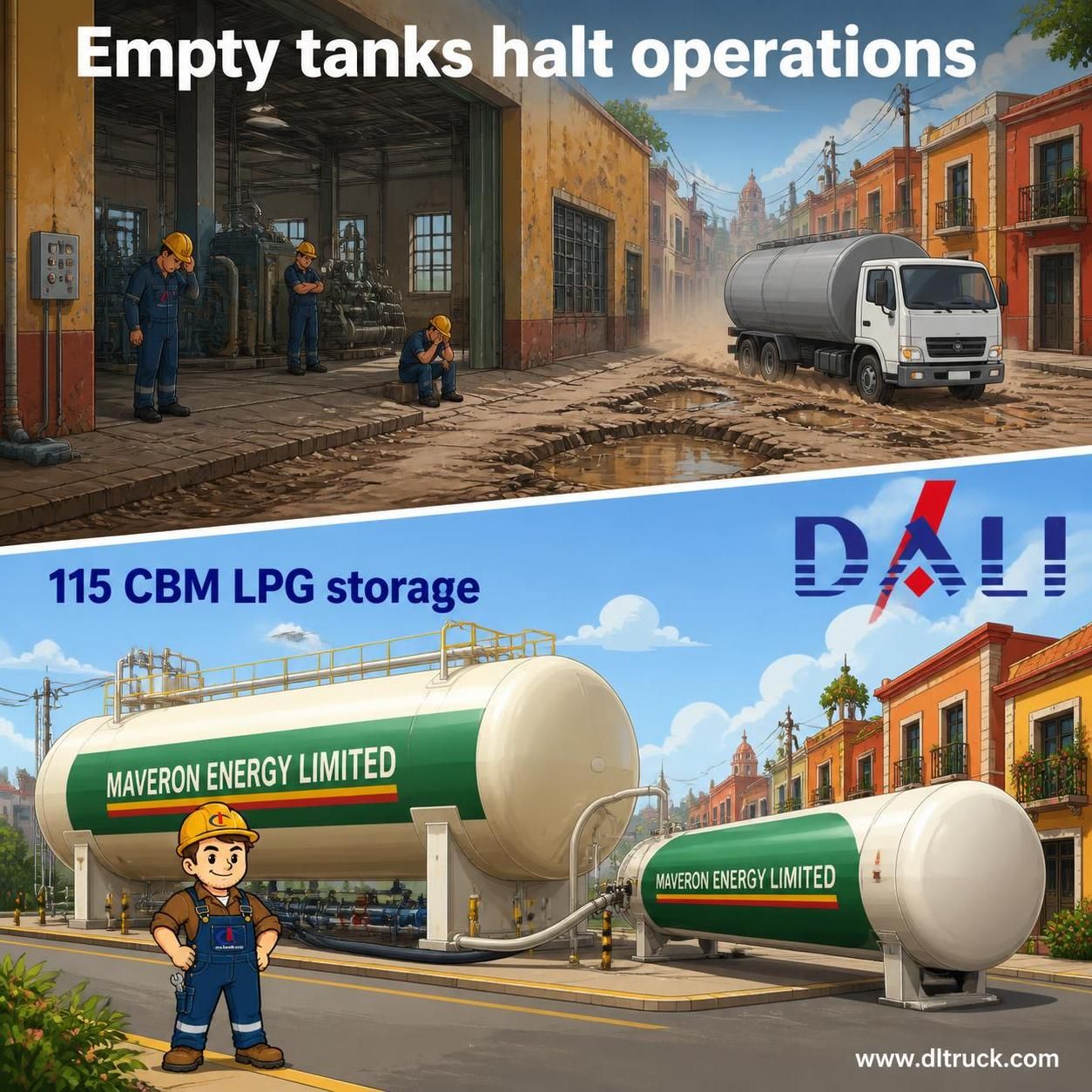 115CBM LPG Storage Tank - 50MT 55MT - Chengli Factory Direct - pain point 1 ad image