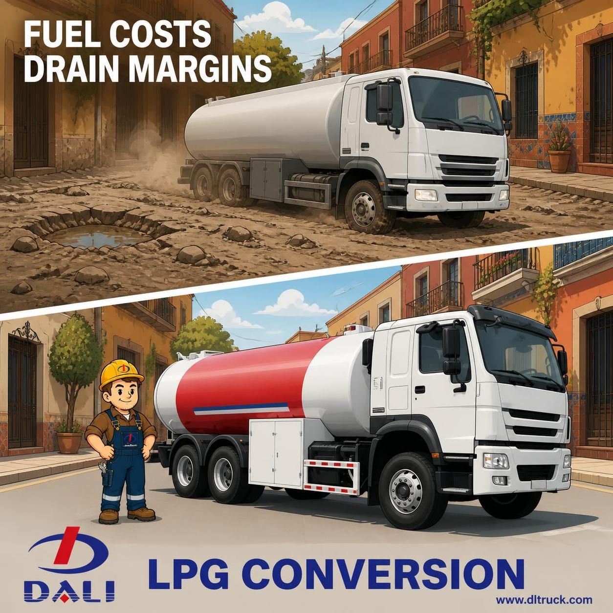 Factory Good Price Chengli Nigeria HOWO 290HP 10 Tons LPG Gas Rigid Truck - pain point 1 ad image