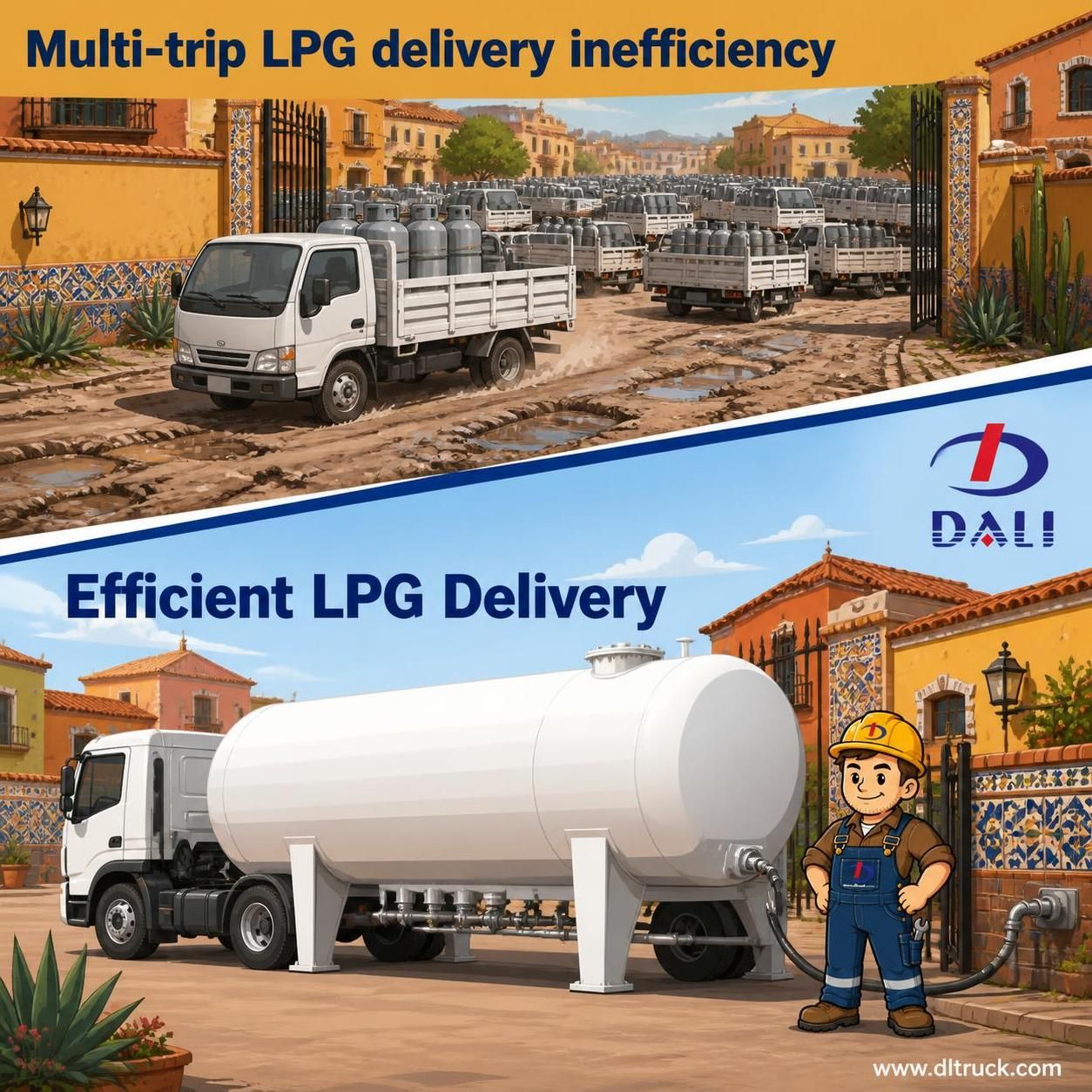 15CBM 7MT 8MT LPG Storage Tanker – Chengli Factory Direct - pain point 1 ad image