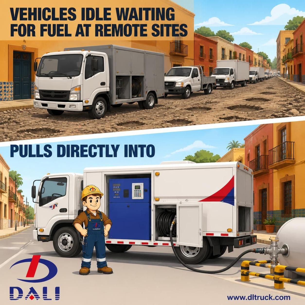 China Dongfeng 5000L LPG Refueling Mobile Tanker Truck - Factory Good Price - Chengli - pain point 1 ad image