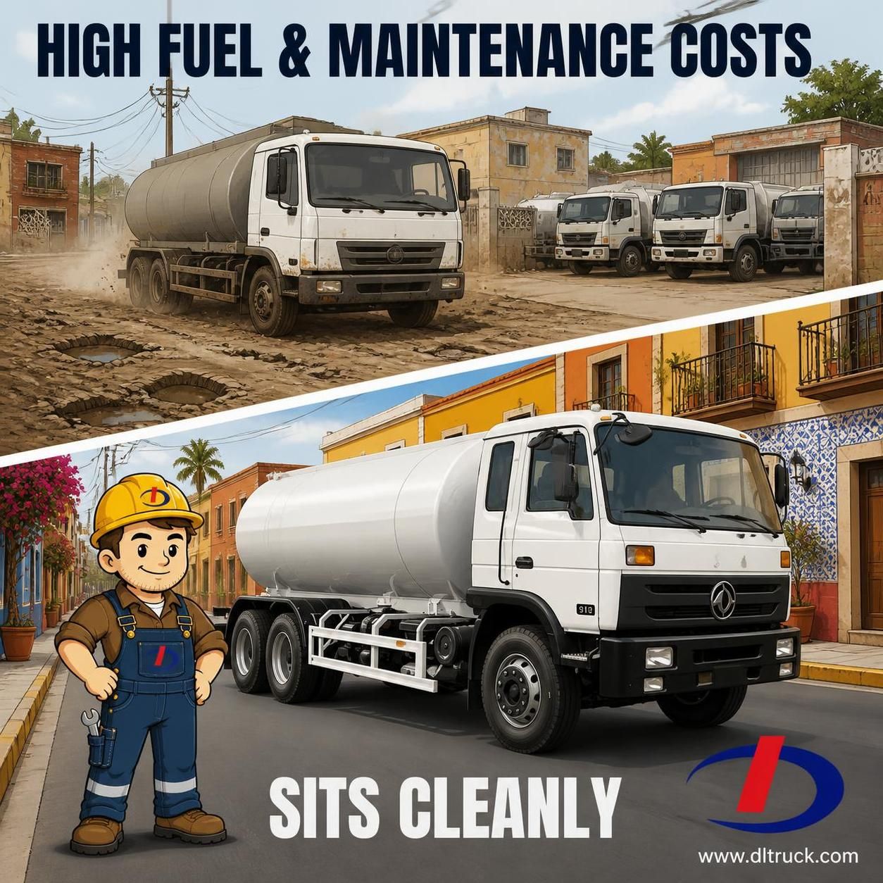 China Dongfeng LHD 10tons LPG Bobtail Truck - Good Price - Chengli - pain point 1 ad image