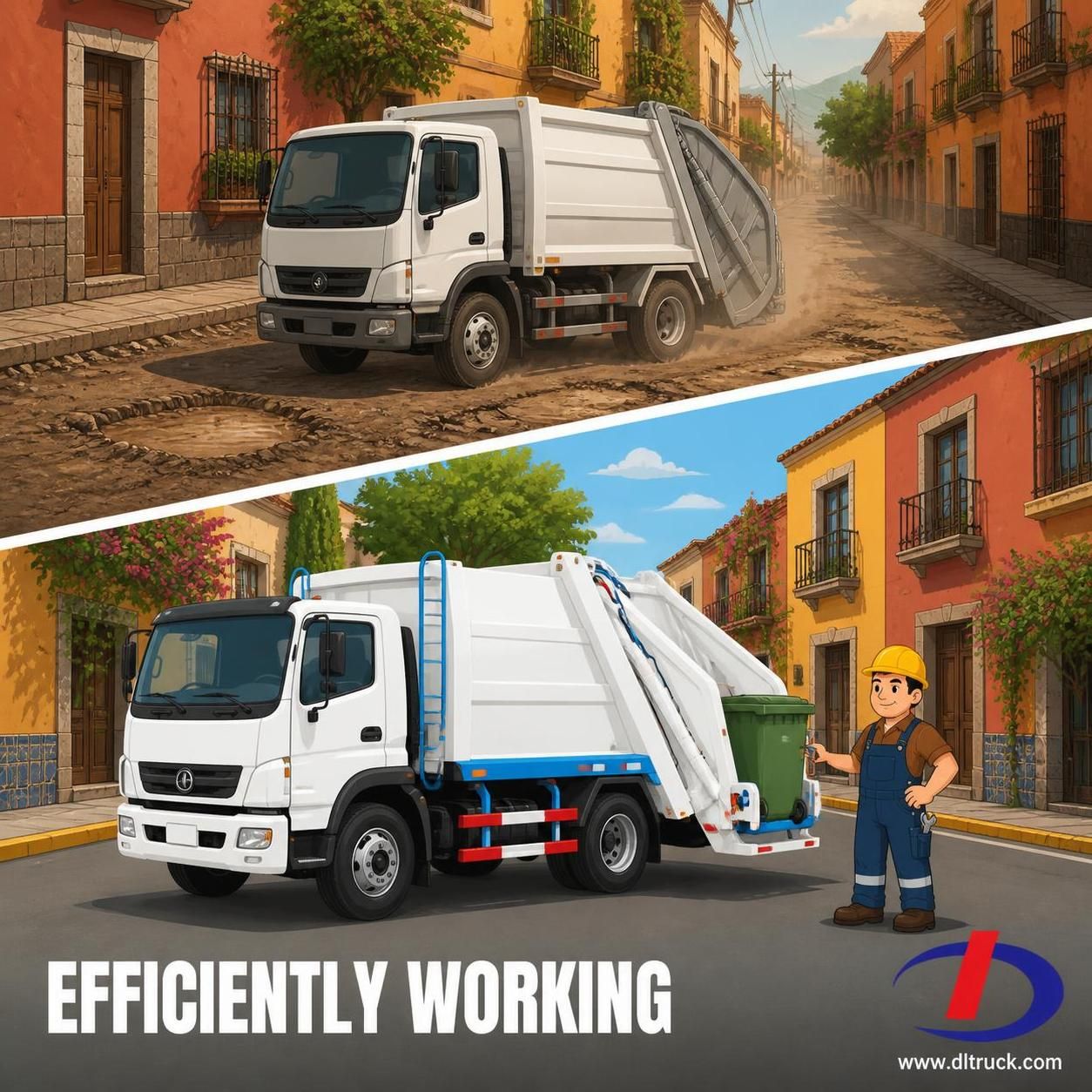 China 4x2 Dumper Garbage Truck | Factory Good Price Chengli - pain point 1 ad image