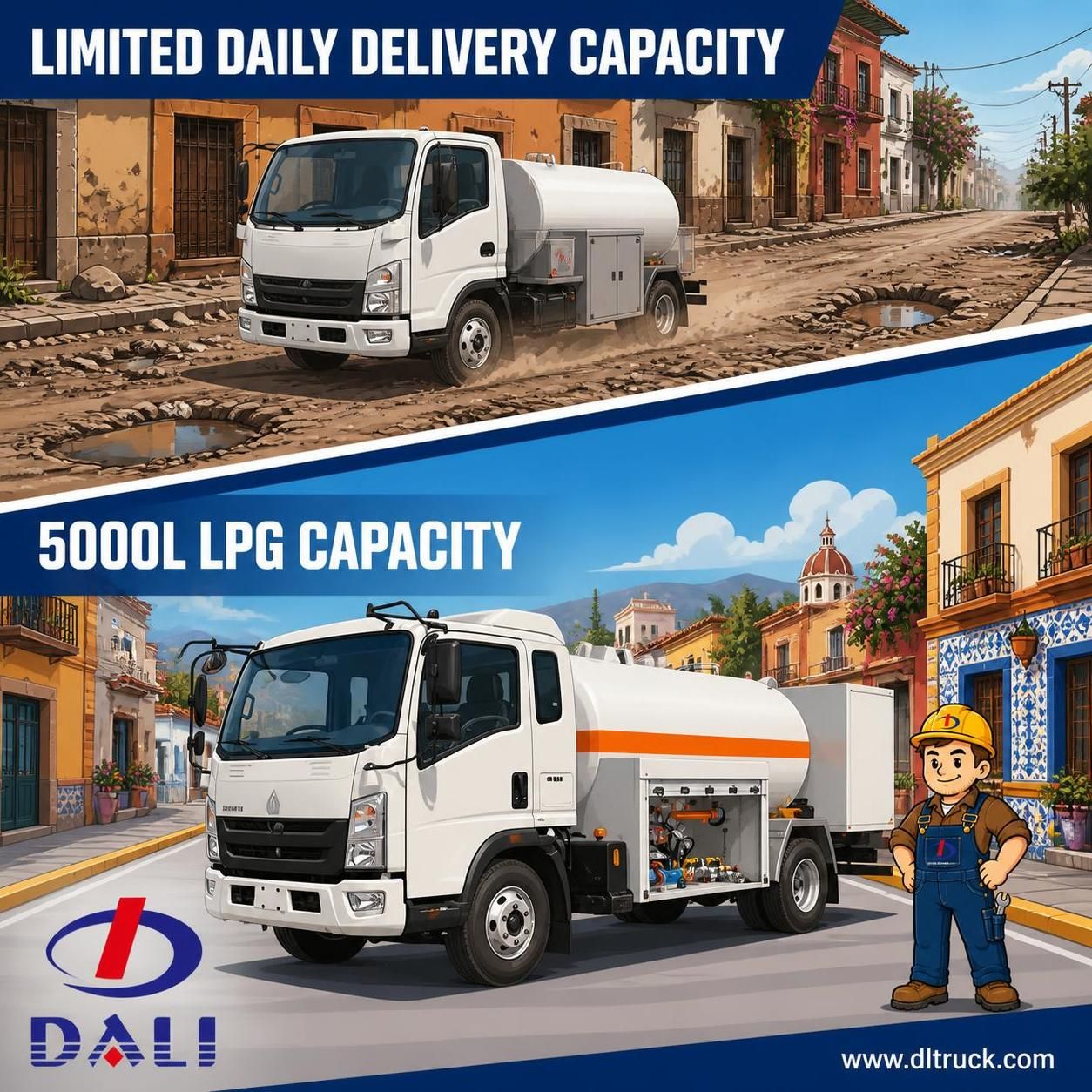 China 5000L LPG Bobtail Delivery Truck - Chengli Factory Direct - pain point 1 ad image