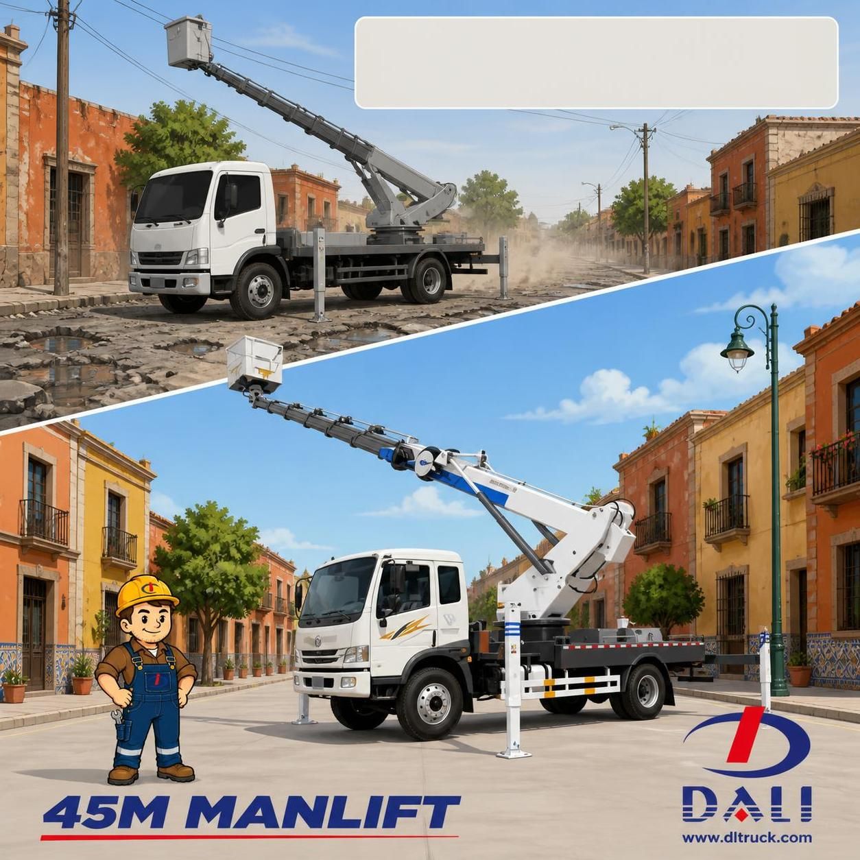China Tanzania 45m Manlift Truck - Factory Good Price Chengli - pain point 1 ad image