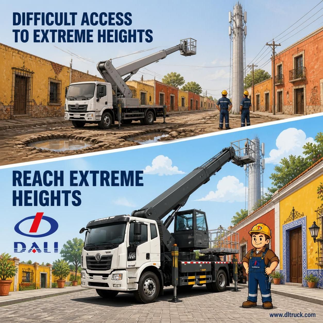 FAW 45m Telescopic Aerial Work Platform Truck | Chengli Factory Direct - pain point 1 ad image