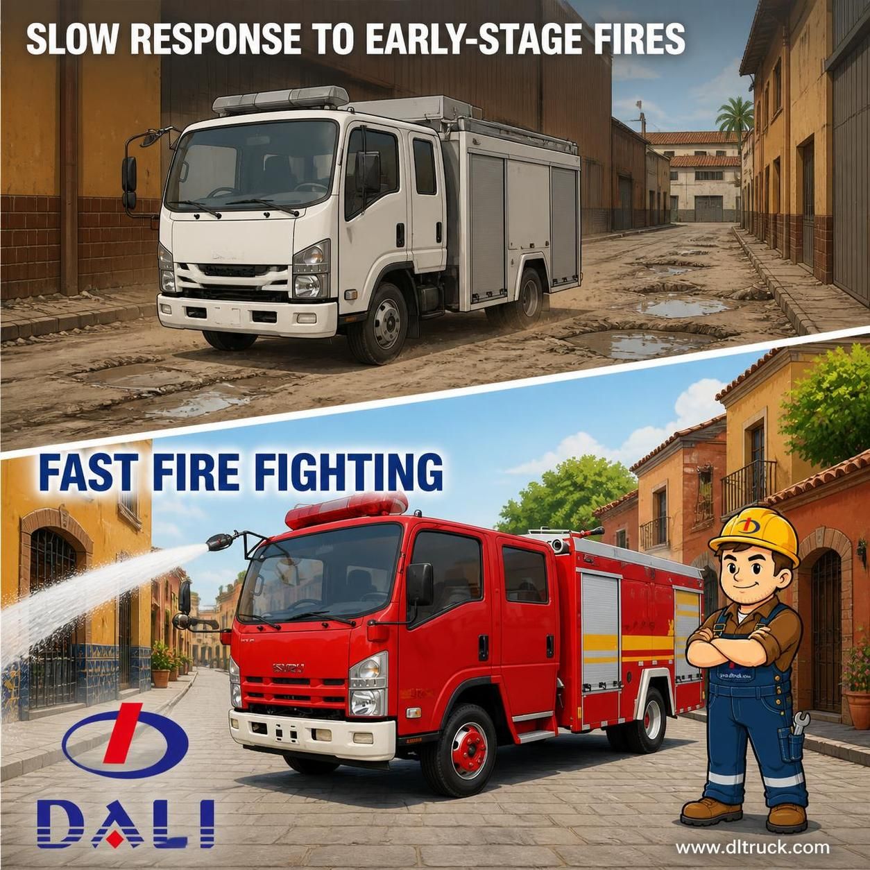 ISUZU ELF 3cbm Foam Tank Fire Fighting Truck - CLW Brand - pain point 1 ad image