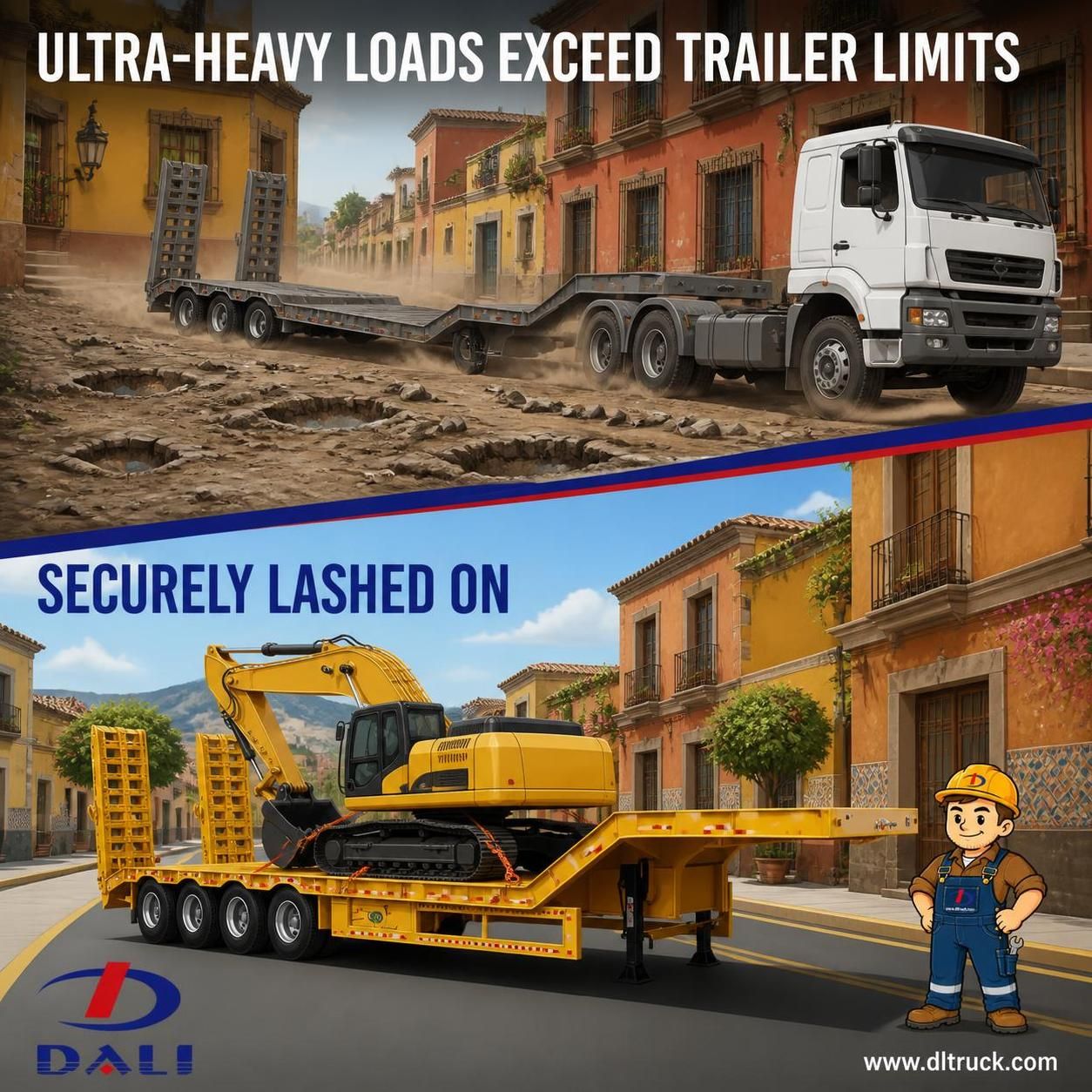 China 4 Axle 80T Low Loader Trailer - Chengli Factory Good Price - pain point 1 ad image