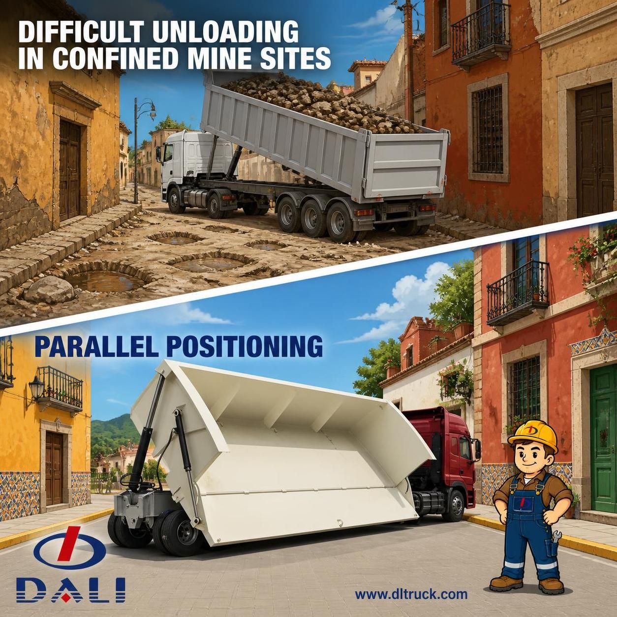 China Australia 3-Axle ADR Compliant Side Tipper Semi Trailer For Mining Industry - pain point 1 ad image